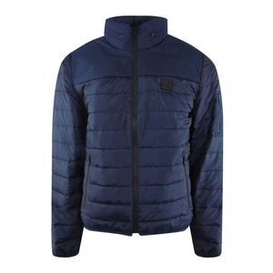 Ice Iceberg Mens Plain Padded Jacket / Navy Blue